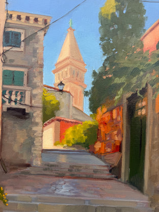 The Old Town, Rovinj by Karen d’Angeac Mihm |   Closeup View of Artwork 