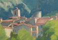 Original art for sale at UGallery.com | Village in Provence by Karen d’Angeac Mihm | $800 | oil painting | 16' h x 20' w | thumbnail 4