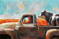 Original art for sale at UGallery.com | BFFs by Keith Thomson | $2,400 | mixed media artwork | 16' h x 24' w | thumbnail 1