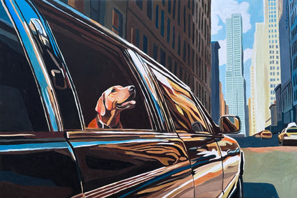 oil painting by Keith Thomson titled Top Dog