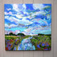 Original art for sale at UGallery.com | Cloud Puffs 1 by Kip Decker | $3,200 | acrylic painting | 36' h x 36' w | thumbnail 3