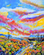 Original art for sale at UGallery.com | Happy Trails by Kip Decker | $2,075 | acrylic painting | 30' h x 24' w | thumbnail 1