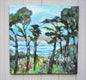 Original art for sale at UGallery.com | Surf and Pines by Kip Decker | $2,500 | acrylic painting | 30' h x 30' w | thumbnail 3