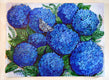 Original art for sale at UGallery.com | Nikko Blue by Kira Yustak | $2,775 | acrylic painting | 30' h x 49' w | thumbnail 3