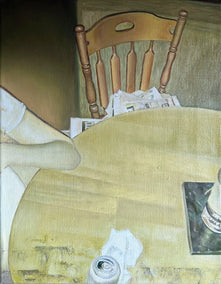 oil painting by Kristen Brown titled Quiet Corners