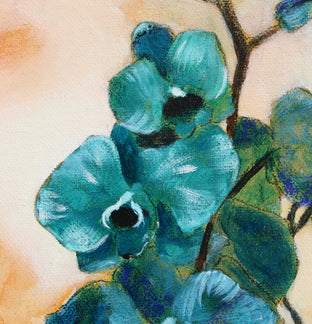 Blue Orchid by Kristina Ingvarsson |   Closeup View of Artwork 