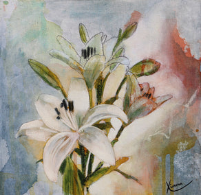 oil painting by Kristina Ingvarsson titled Lily