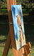 Original art for sale at UGallery.com | Nuthatch by Kristina Ingvarsson | $375 | oil painting | 9' h x 7' w | thumbnail 2