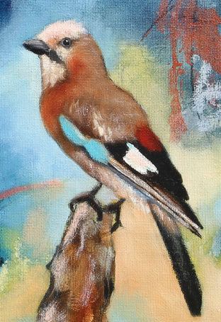 Nuthatch by Kristina Ingvarsson |   Closeup View of Artwork 