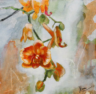 Orange Orchids by Kristina Ingvarsson |  Artwork Main Image 