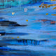 Original art for sale at UGallery.com | Water Dance by Leslie Ann Butler | $2,800 | mixed media artwork | 36' h x 36' w | thumbnail 4