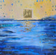 Original art for sale at UGallery.com | Water Dance by Leslie Ann Butler | $2,800 | mixed media artwork | 36' h x 36' w | thumbnail 1