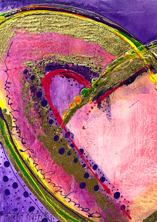 Love You by Linda Shaffer |   Closeup View of Artwork 