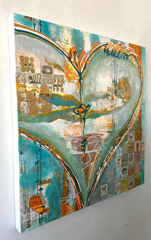 Trust by Linda Shaffer |  Side View of Artwork 