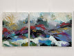 Original art for sale at UGallery.com | Beneath the Waves of Your Heart by Lynn Goldstein | $3,500 | acrylic painting | 24' h x 50' w | thumbnail 3