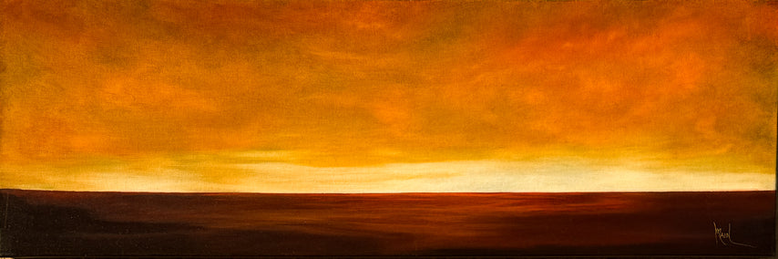 oil painting by Mandy Main titled Horizon XI