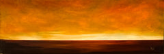 Original art for sale at UGallery.com | Horizon XI by Mandy Main | $1,000 | oil painting | 12' h x 36' w | thumbnail 1