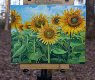 Field of Sunflowers by Mary Beatty-Brooks |  Context View of Artwork 