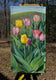 Original art for sale at UGallery.com | Tulips on the Horizon by Mary Beatty-Brooks | $725 | acrylic painting | 20' h x 10' w | thumbnail 3