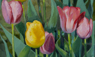 Tulips on the Horizon by Mary Beatty-Brooks |   Closeup View of Artwork 