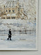 Original art for sale at UGallery.com | Library in Winter by Maurice Dionne | $325 | watercolor painting | 9' h x 9' w | thumbnail 3