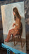 Original art for sale at UGallery.com | Posture in Profile by McGarren Flack | $1,600 | oil painting | 20' h x 16' w | thumbnail 2