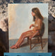 Original art for sale at UGallery.com | Posture in Profile by McGarren Flack | $1,600 | oil painting | 20' h x 16' w | thumbnail 3