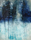 Original art for sale at UGallery.com | Indigo Forest by Mena Malgavkar | $925 | acrylic painting | 33' h x 26' w | thumbnail 1