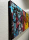 Original art for sale at UGallery.com | Fearless Pursuit by Miranda Gamel | $6,000 | mixed media artwork | 24' h x 60' w | thumbnail 2