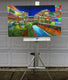 Original art for sale at UGallery.com | Context 4 by Mitchell Freifeld | $1,375 | oil painting | 32' h x 40' w | thumbnail 3