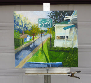 Elm Motel by Mitchell Freifeld |  Context View of Artwork 