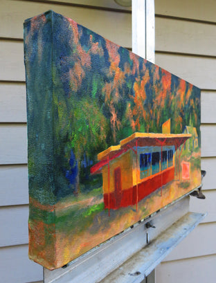 Golden Hour by Mitchell Freifeld |  Side View of Artwork 