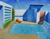 Original art for sale at UGallery.com | Place in the Sun by Mitchell Freifeld | $750 | oil painting | 25' h x 30' w | thumbnail 1