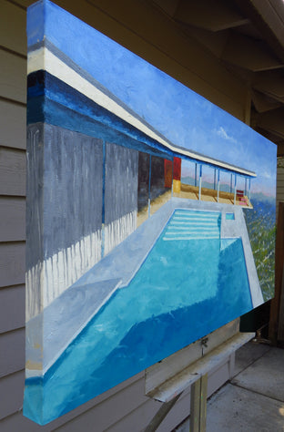 Stahl House by Mitchell Freifeld |  Side View of Artwork 