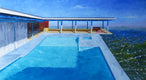 Original art for sale at UGallery.com | Stahl House by Mitchell Freifeld | $1,225 | oil painting | 22' h x 40' w | thumbnail 1