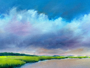 Marsh Creek Clouds by Nancy Hughes Miller |   Closeup View of Artwork 