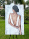 Original art for sale at UGallery.com | She Who is Brave by Nava Lundy | $2,100 | acrylic painting | 36' h x 24' w | thumbnail 3