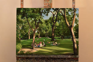 Summer Evening, Tompkins Square Park by Nick Savides |  Context View of Artwork 