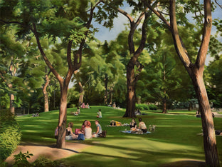 Summer Evening, Tompkins Square Park by Nick Savides |  Artwork Main Image 