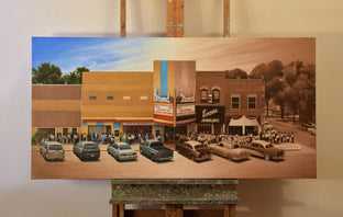 The Grand Theater of Rocky Ford: Yesterday and Today - Commission by Nick Savides |  Context View of Artwork 