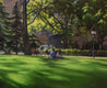 Original art for sale at UGallery.com | Washington Square Park – October Afternoon by Nick Savides | $2,850 | oil painting | 24' h x 24' w | thumbnail 4