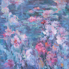 oil painting by Oksana Johnson titled Summer Dreams