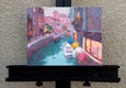 Original art for sale at UGallery.com | Venetian Dusk by Oksana Johnson | $775 | oil painting | 11' h x 14' w | thumbnail 3