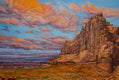 Original art for sale at UGallery.com | Fortress Rock by Olena Nabilsky | $3,200 | oil painting | 24' h x 36' w | thumbnail 1