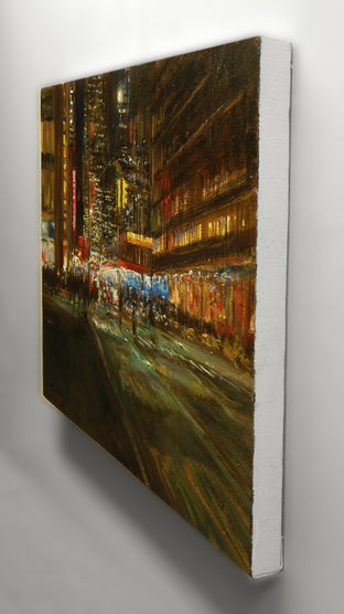 7th Avenue by Onelio Marrero |  Side View of Artwork 