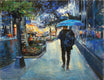 Original art for sale at UGallery.com | Manhattan Midtown Rain by Onelio Marrero | $1,000 | oil painting | 16' h x 20' w | thumbnail 1