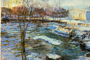 Rockaway River Cold Snap by Onelio Marrero |   Closeup View of Artwork 