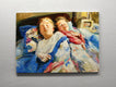 Original art for sale at UGallery.com | Whisperers by Onelio Marrero | $1,125 | oil painting | 18' h x 24' w | thumbnail 3