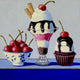 Original art for sale at UGallery.com | A Tasty Trio by Pat Doherty | $575 | oil painting | 12' h x 12' w | thumbnail 1