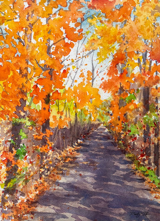 Fall Running by Patty Phan |  Artwork Main Image 